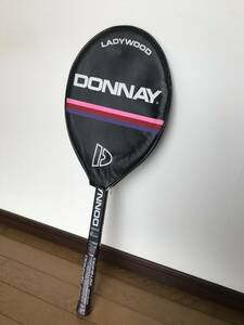 当時物　未使用　デッドストック　ドネー　DONNAY　オールウッド　テニスラケット　カバー付き　フレームのみ　　HF1725