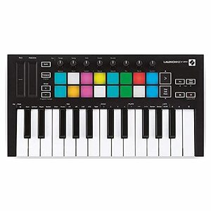 novation LAUNCHKEY MINI MK3 MIDIキーボード コントローラー(中古 未使用品)　(shin