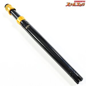 ★☆【AFTCO】 アルミバット ブラック フェルール無 全長約440mm 先部外径約25.2mm/内径約21mm K_060★☆e05627