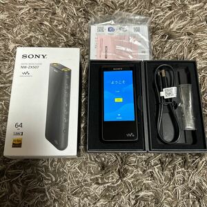 使用数回・ほぼ新品 SONY NW-ZX507 ウォークマン デジタルオーディオプレーヤー 64GB 動作確認済