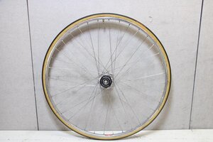 ソルダリング加工!! ○SHIMANO シマノ HB-7600 DURA-ACE ARAYA アラヤ GOLD リム チューブラー 手組み ピスト トラック用 フロントホイール