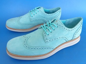 14498■新品 未使用 COLEHAAN LUNAR GRAND コールハーン ルナグランド ウィングチップ ビジネス シューズ 7.5M C11514 161 ブルー