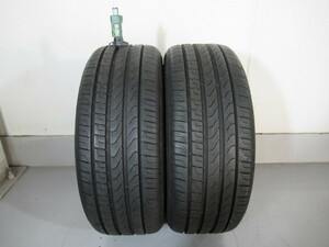 激安即決 中古タイヤ 2本 セットPIRELLI CintuRato P7 ★ RFT 225/45R18 91V 2021年製 9分山 BMW承認マーク付 3シリーズ 4シリーズ