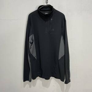 ☆送料無料☆NIKE ACG☆ハーフジップカットソー☆ドライフィット☆ワッフルポリ素材☆グレー系☆L☆J23