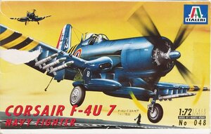 未組立品『ITARELI CORSAIR F4U 7 セルコア プラモデル』検)ミリタリー 戦闘機 軍用機 飛行機 空軍 ハセガワ タミヤ