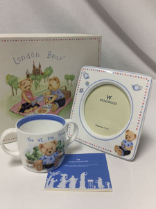 WEDGWOOD◆London Bear/写真たて+カップ