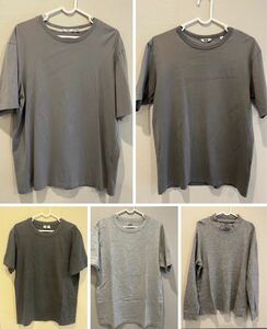 UNIQLO U, +J Tシャツ/モックネックT 5枚セット　サイズM