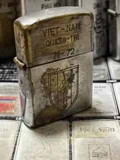 【ベトナムZIPPO】本物 1972年製ベトナムジッポー「在ベトナム第1野戦軍」