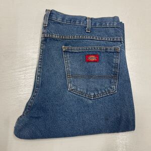 W36 メキシコ製 古着 DICKIES ワーク デニム パンツ ディッキーズ DENIM VINTAGE ヴィンテージ アメリカ製 VIN03166