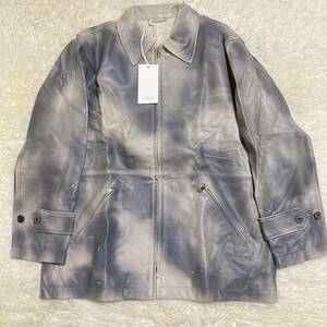 未使用　YOKE ヨークGOAT LEATHER ZIP BLOUSON SP