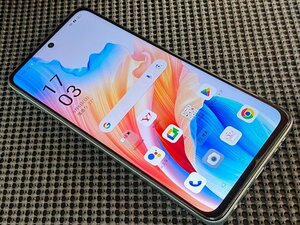 ●中古● Y!mobile OPPO A79 5G SIMフリー グローグリーン アンドロイドスマホ ワイモバイル版シムフリー