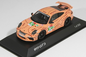 スパーク 特注 1/43 ポルシェ 911 (991) GT3 #92 2018 Porsche 911 (991) GT3 Taxi Leipzig 2018 Pink Pig Tribute