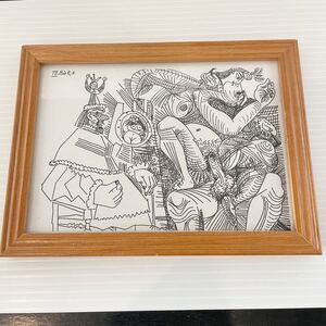 送料無料　ピカソ　卓上ポスター　ペン画　アート ポスター Pablo Picasso