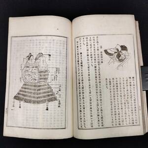 T512 武具 鎧 兜 絵入【 装束甲冑図解 】国学院 六合館 明治32年 戦前 資料 古書 古文書 和書 和本