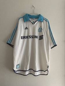 A7/126★レア★Ligue 1 リーグ アン★ポルトガル製★アディダス adidas オリンピック マルセイユ Olympique Marseille 99-00 Home ユニ XXO