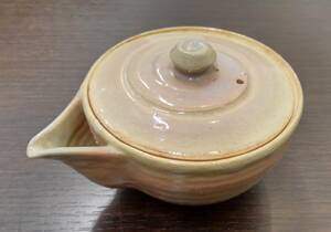 【11449】 1円出品 萩焼 泉流山 吉賀大雅 作 宝瓶 急須 1客 茶器 茶道具 煎茶道具 陶器 焼物 骨董 美術 芸術 工芸品 現状品 2点まで同梱可