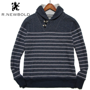 【R.NEWBOLD ポールスミス】 ショールカラースウェット　トグル釦　サイズL　ネイビー　Paul Smith　RNB　ジョイックス