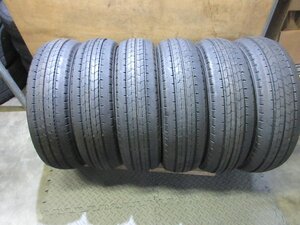 8478N1O〇　195/75R15 109/107L LT タイヤ 6本 ダンロップ ENASAVE SPLT50A　2021年製 バリ山　【本州四国九州送料無料】