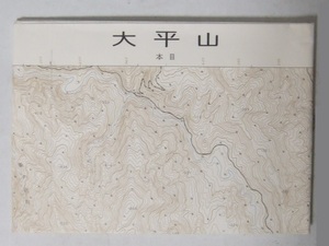 2.5万分の1地形図 大平山(北海道・室蘭13号-1) 平成6年部分修正版