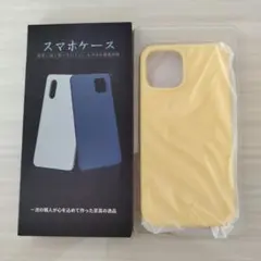 機種不明 iPhone ケース スマホケース イエロー シリコン