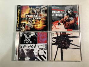 W8027 プライマル・スクリーム 4枚セット｜Primal Scream Dirty Hits Evil Heat XTRMNTR Vanishing Point ダーティ・ヒッツ