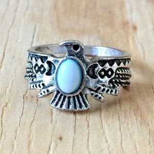 美品 JOURNAL STANDARD Thunderbird ring ジャーナルスタンダード サンダーバードリング 指輪 14号 SILVER INDIAN JEWELRY NATIVE AMERICAN