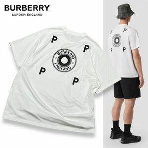 正規品 Burberry & Pop Trading Company S/S TEE バーバリー× ポップトレーディングカンパニー ロゴ グラフィック Tシャツ ホワイト L