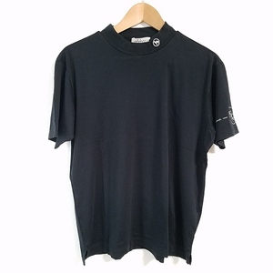 #snc アダバット adabat Tシャツ V 黒 ハイネック 半袖 メンズ [844156]