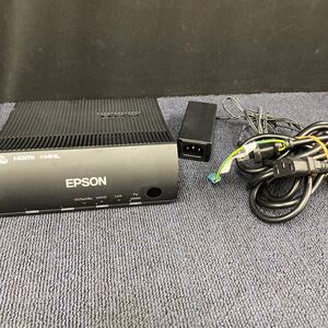 【ジャンク】EPSON ワイヤレスHD トランスミッター WIT4S-J0 エプソン ACアダプター　コード付き　WirelessHD Transmitter F302