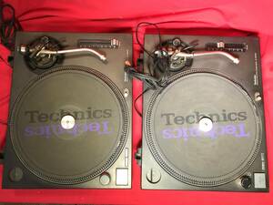 nt240529-011Ａ7 Technics テクニクス DJ ターンテーブル SL-1200MK ２台セット 器材 機器 オーディオ USED 通電ＯＫ 