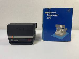 ほぼ未使用 美品 保管品 Polaroid ポラロイド Supercolor スーパーカラー 635 箱有 カメラ インスタントカメラ 動作未確認