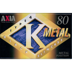 【ゆうパケット対応】AXIA カセットテープ メタルポジション K METAL KMC 80 80分 [管理:1100052252]