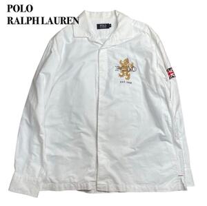 POLO RALPH LAUREN 長袖シャツ 白 2L オーバーサイズ