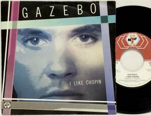 【べ7】 GAZEBO / I LIKE CHOPIN / B面インスト / 1983 ベルギー盤 7インチシングル EP 45 EUROBEAT 小林麻美 雨音はショパンの調べ 原曲