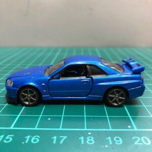 A-19 1/62 トミカ ニッサン スカイライン GT-R R34 ダイギャストミニカー ミニカー 中古品 売切り