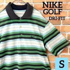 NIKE GOLF DRI-FIT ポロシャツ ゴルフ 伸縮性 ワンポイント