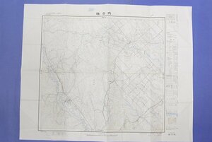 【北海道 古地図】磯分内 (いそぶんない) 1：50.000 [3色刷]　昭和32年　国土地理院●47