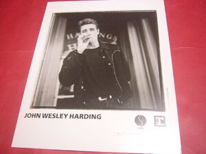 【稀少】公式プロモフォト 大判写真 ジョン・ウェズリー・ハーディング JOHN WESLEY HARDING REPRISE RECORDS OFFICIAL PROMO PHOTO