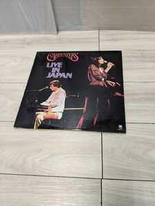 CARPENTERS live in japan 2枚組　レコード盤　カーペンターズ 名盤 