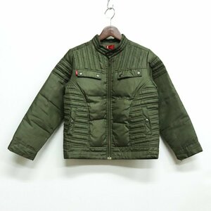 リーバイス ライダースジャケット ダウンジャケット アウター キッズ 男の子用 140サイズ カーキ Levi