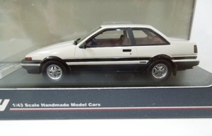 ハイストーリー 1/43 トヨタ スプリンター トレノ 2dr GT APEX 1983 ハイテックツートン白/黒 (Hi-Story) 新品 