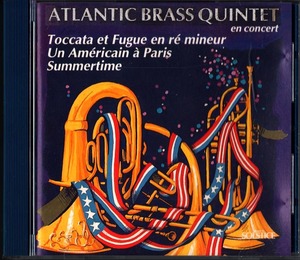 《アトランティック・ブラス・クインテット ATLANTIC BRASS QUINTET en concert》Bach/Barber/Arnold/Boyce/Jevtic/Gershwin/Fats Waller