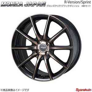 MONZA JAPAN R-Version/Sprint ホイール4本 レガシィB4 BMM/BMG【17×7.0J 5-100 INSET48 ブロンズクリア/ブラックポリッシュ】