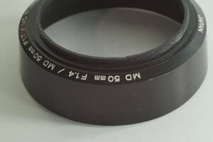 影OG【並品 送料無料】MINOLTA MD50mm F1.4 F1.7 F2用 ミノルタ レンズフード