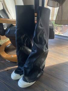 Rick Owens DRKSHDW Fetish Boots リックオウエンスダークシャドウ フェティッシュブーツ/Black/(US 9/EU 42)