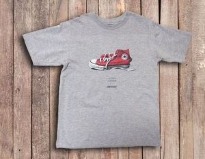 ■ CONVERSE CANVAS ALL STAR HI プリントTシャツ (L) ■