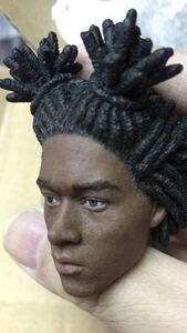 diy 1/6 ジャン＝ミシェル・バスキア Jean-Michel Basquiat ヘッドスカルプト 限定80個 ホットトイズ 対応 (検 FLAGSET iDAMTOYS verycool)