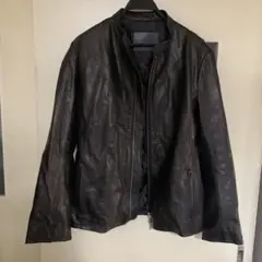 GENNARO ジェンナロ　シングルレザーライダース　ジャケット　XL