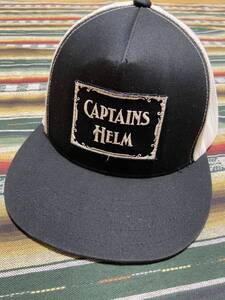 キャプテンズヘルム メッシュキャップ CAPTAINS HELM ワッペン 帽子 キャップ