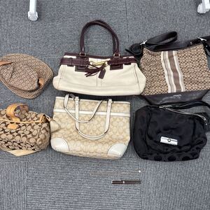 コーチ COACH バッグ ハンドバッグ ショルダーバッグ トートバッグ　ネックレス　万年筆　８点セット　良品